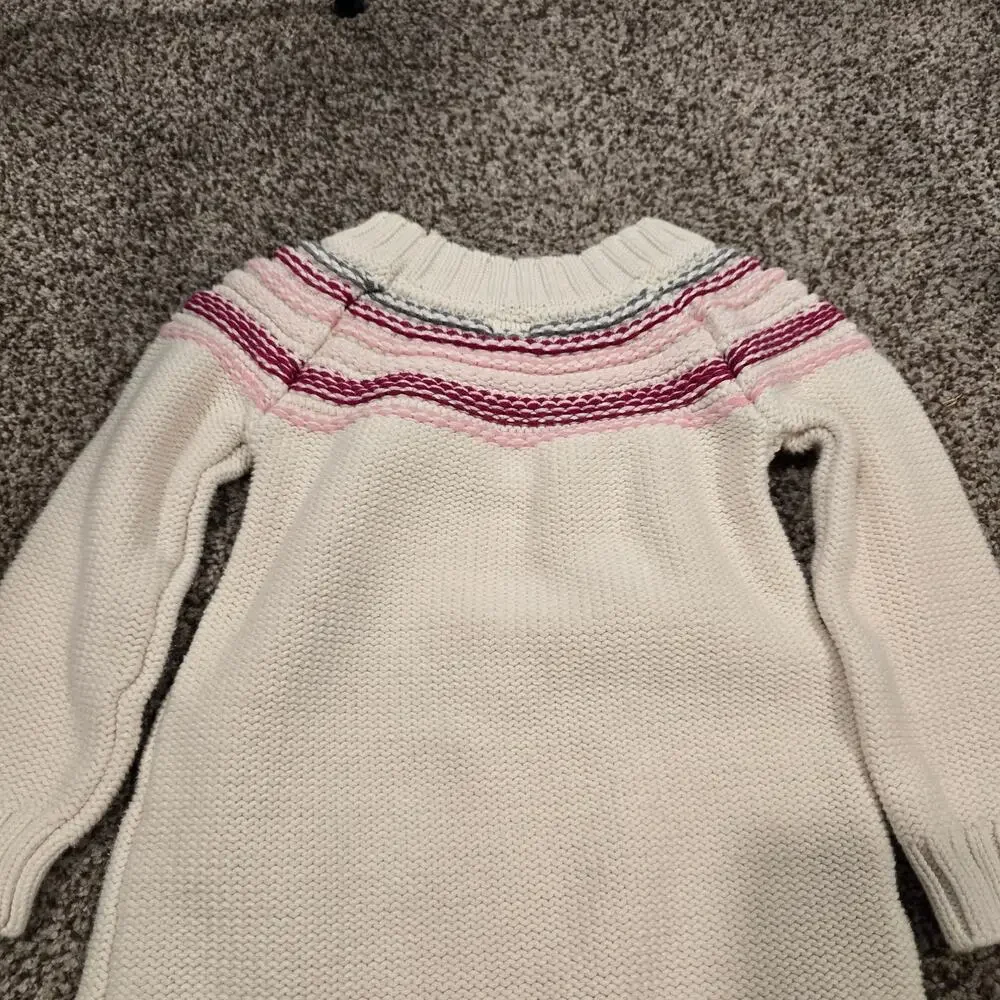 Girl's Baby Gap Cream Sweater Dress | Size 4